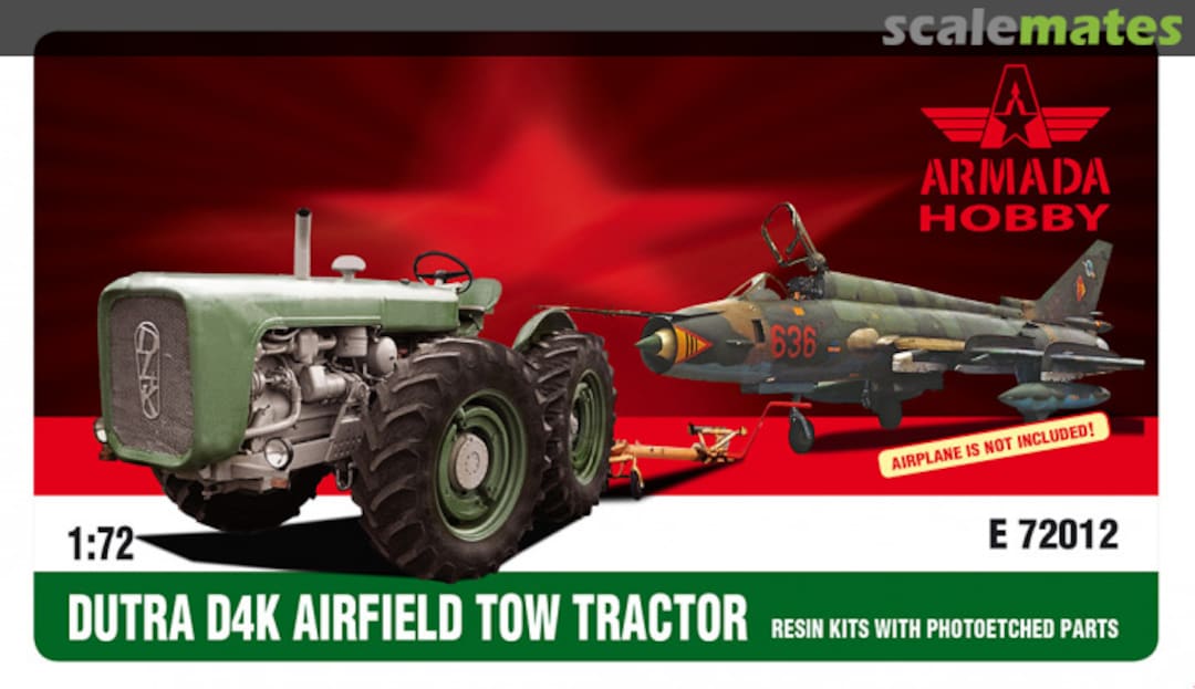 Boxart Dutra D4K Airfield Tractor E72012 Armada Hobby