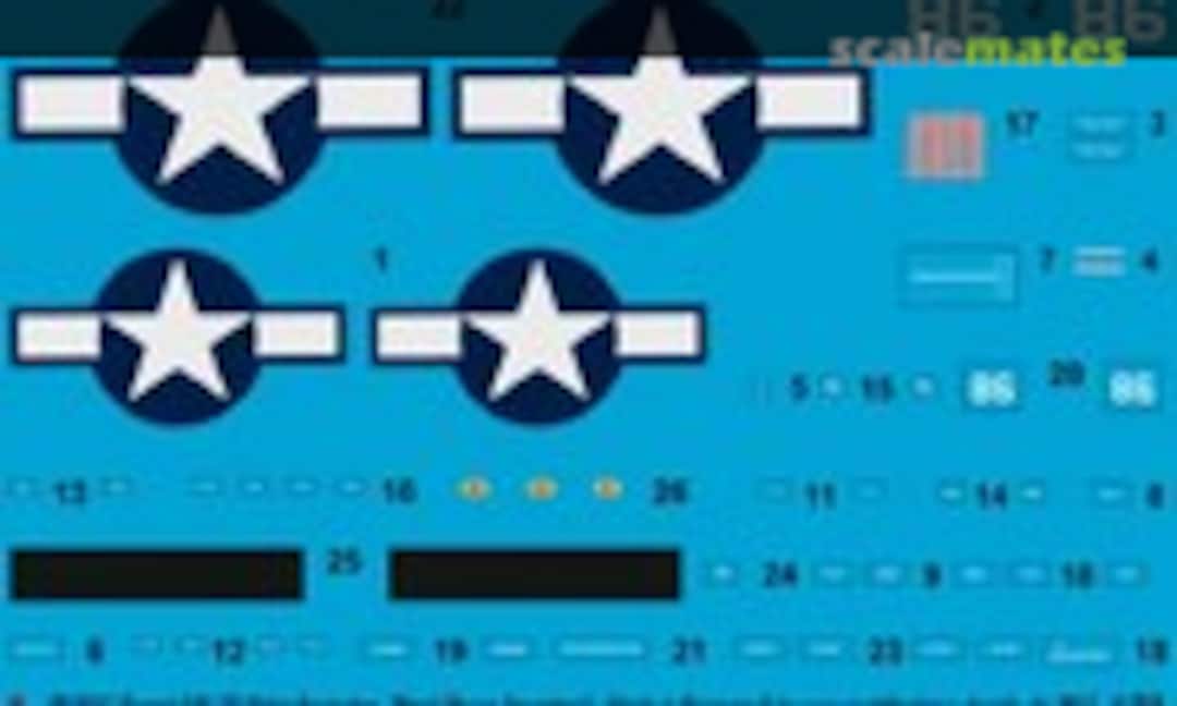 1:72 Corsair F4U-1D Major Boyington "Black Sheep Squadron" (Peddinghaus-Decals EP 2331) EP 2331