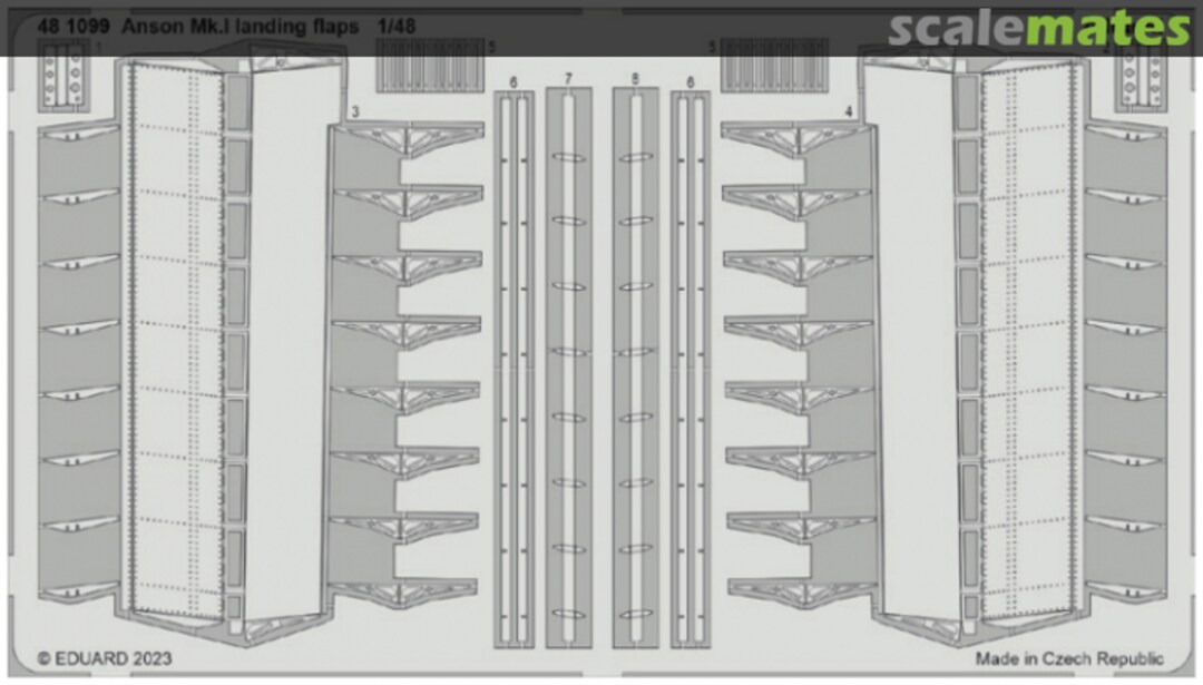 Boxart Anson Mk.I landing flaps 481099 Eduard Boxart Anson Mk.I landing flaps 481099 Eduard