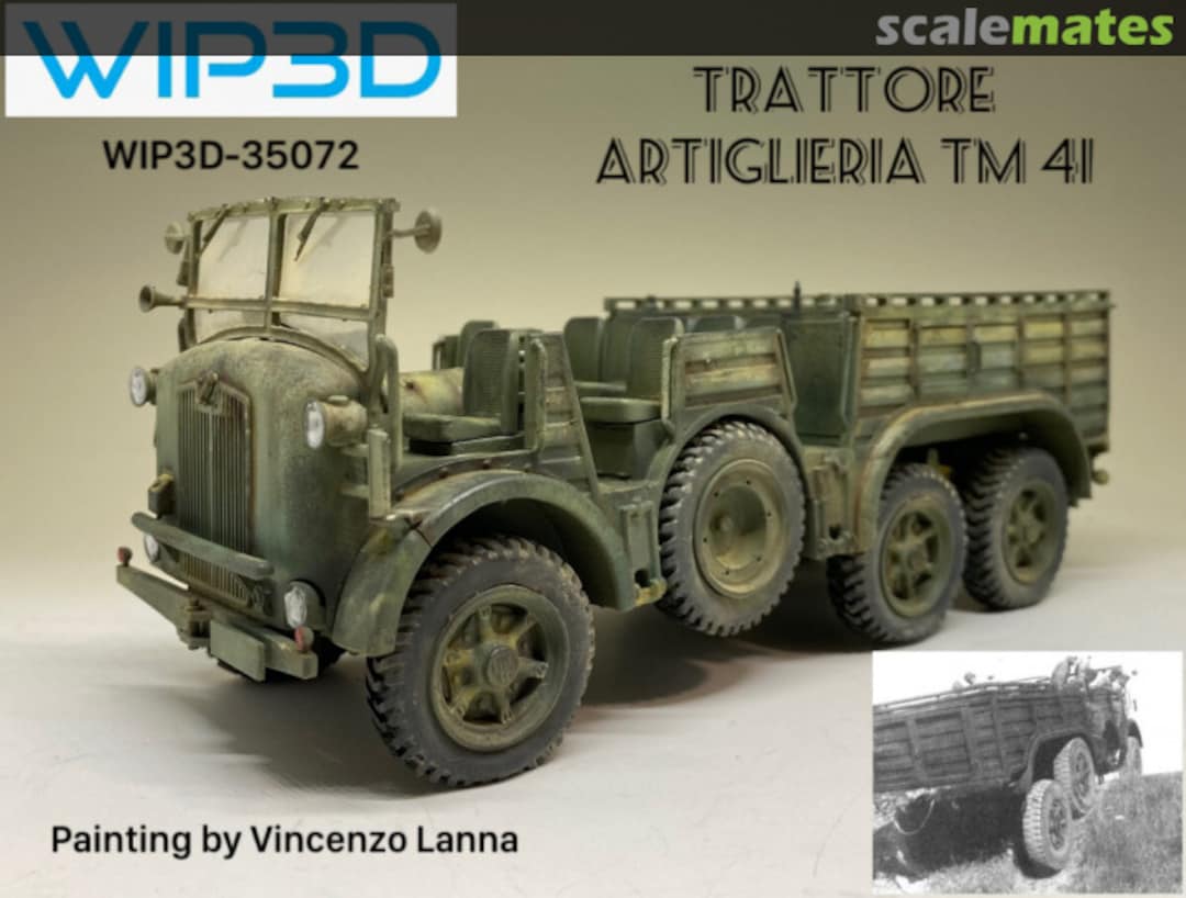 Boxart Trattore Artiglieria TM 41 WIP3D-35072 WIP3D