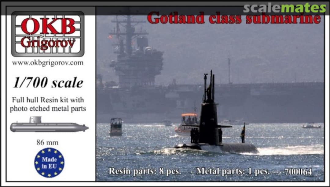 Boxart Gotland class submarine 700064 OKB Grigorov Boxart Gotland class submarine 700064 OKB Grigorov