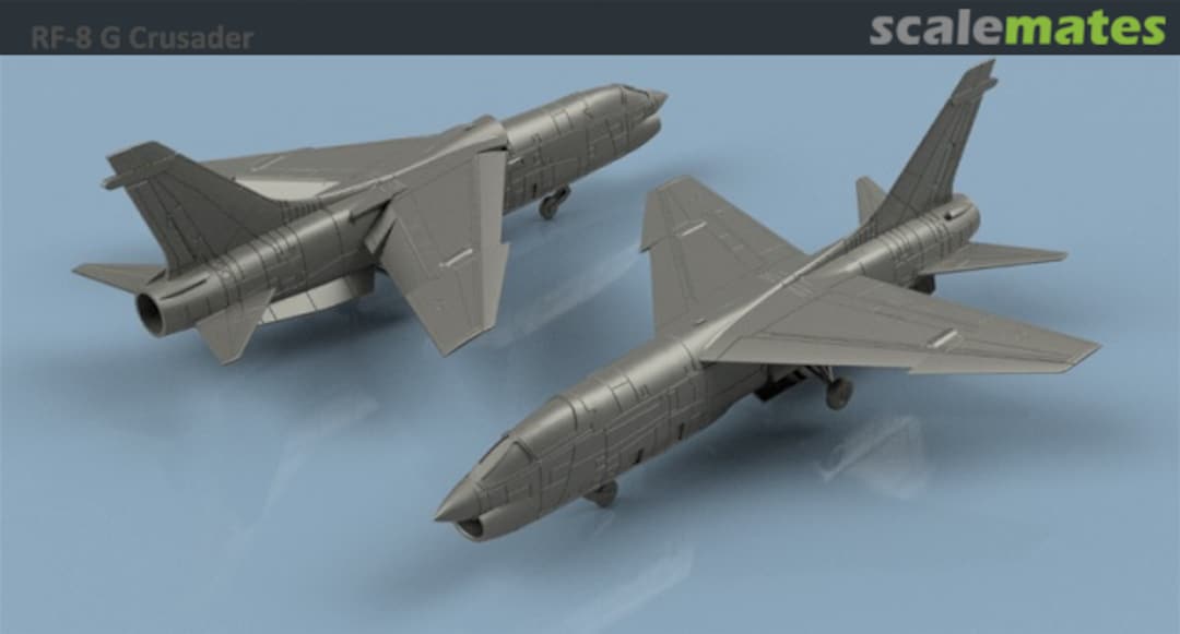 Boxart Vought RF-8 G Crusader unfolded wings (5 planes) 3D700138 L'Arsenal Boxart Vought RF-8 G Crusader unfolded wings (5 planes) 3D700138 L'Arsenal
