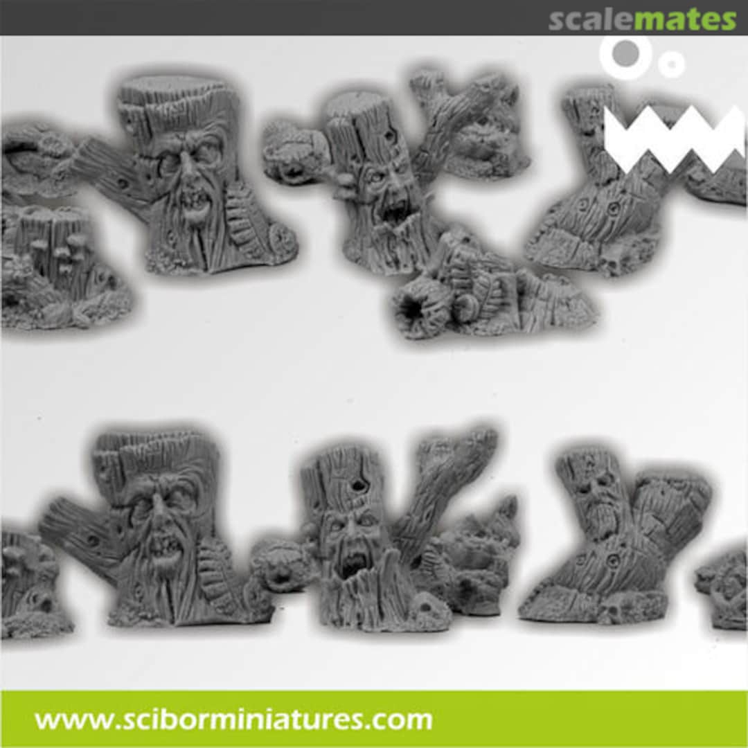 Boxart Forest Basing Kit #1 (10 pcs) CPFB0193 Scibor Monsterous Miniatures