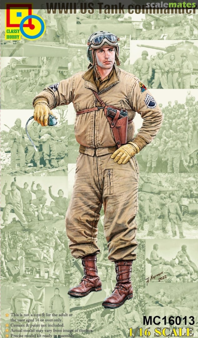 Boxart WWII US Tank Commander MC16013 Classy Hobby