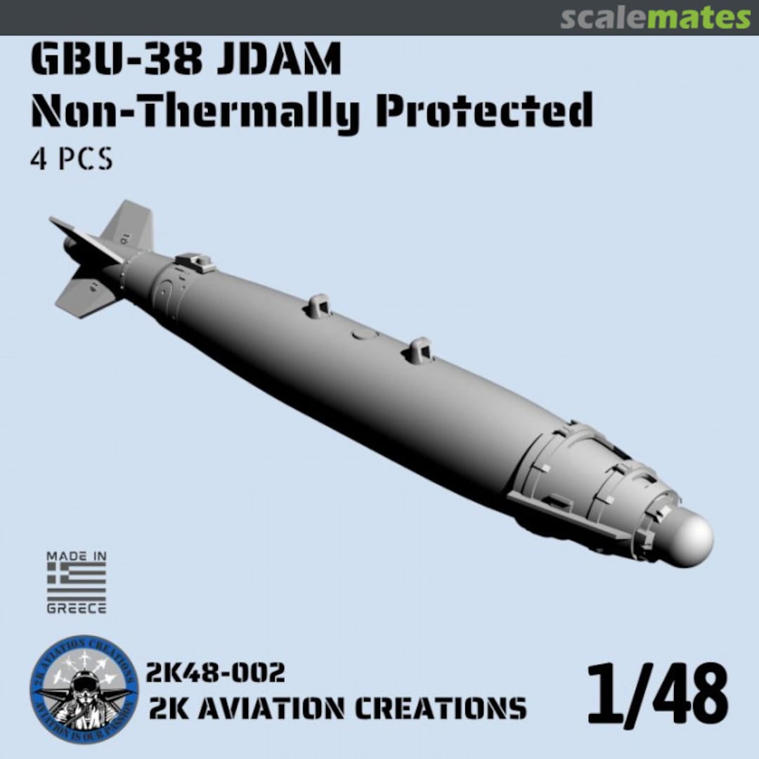 Boxart GBU-38 Non-Thermally Protected 2K48-002 2K Aviation Creations Boxart GBU-38 Non-Thermally Protected 2K48-002 2K Aviation Creations