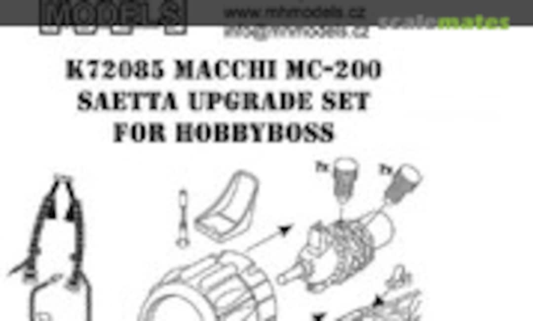 1:72 Macchi MC-200 Saetta Upgrade Set (MH Models K72085) K72085