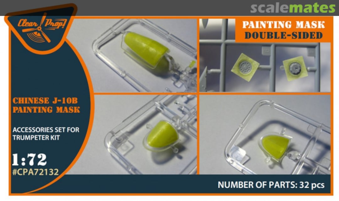 Boxart J-10B Painting mask (double-sided) CPA72132 Clear Prop! Boxart J-10B Painting mask (double-sided) CPA72132 Clear Prop!