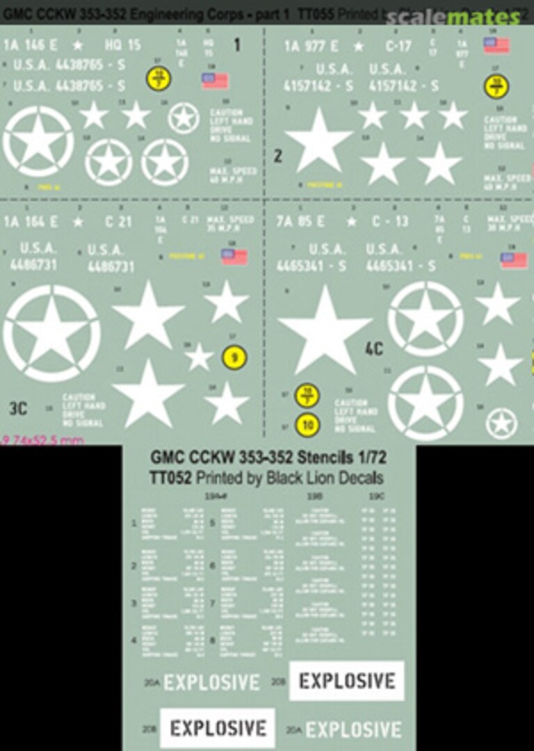 Boxart GMC CCKW 353-352 Engineering Corps - part 1 TT055 Tracks & Troops Boxart GMC CCKW 353-352 Engineering Corps - part 1 TT055 Tracks & Troops