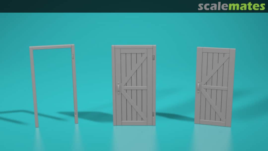 Boxart Old/rustic doors - type 1 - leaf only 25150606-01 EMP3d Boxart Old/rustic doors - type 1 - leaf only 25150606-01 EMP3d