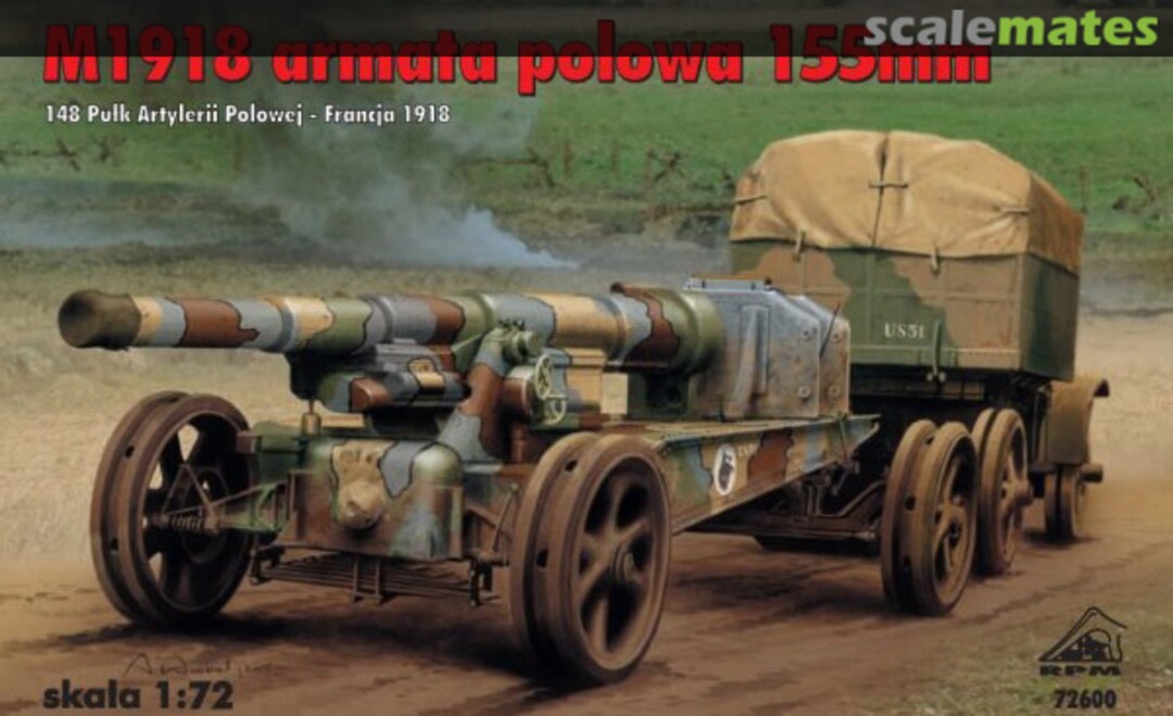 Boxart 155mm M1918 Field Gun 72600 RPM