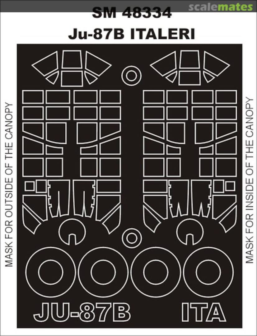 Boxart Junkers Ju 87B Stuka SM48334 Montex Boxart Junkers Ju 87B Stuka SM48334 Montex