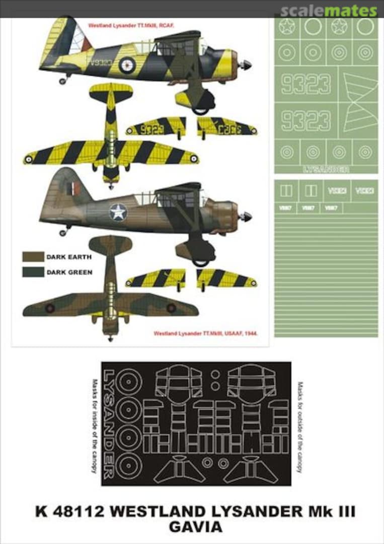 Boxart Westland Lysander Mk.III K48112 Montex Boxart Westland Lysander Mk.III K48112 Montex