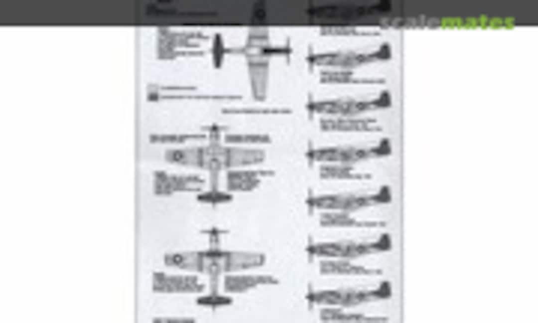 1:144 P-51D Mustang Tuskegee Airmen (Warbird Decals 14403) 14403