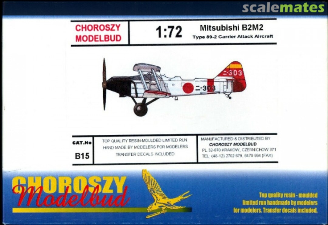 Boxart Mitsubishi B2M2 B15 Choroszy Modelbud Boxart Mitsubishi B2M2 B15 Choroszy Modelbud