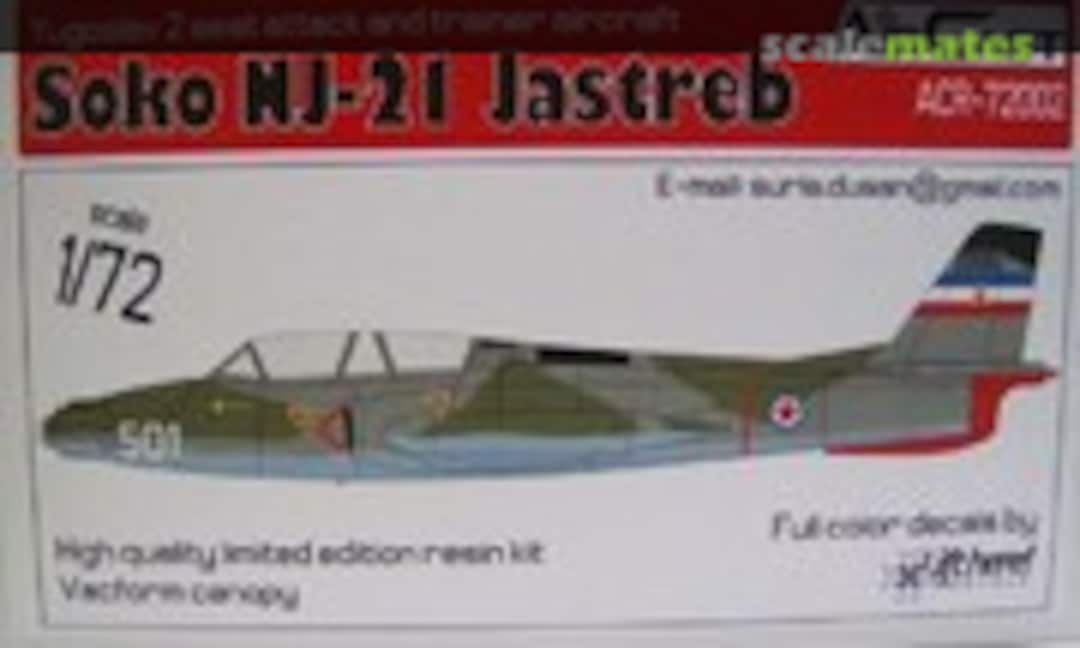 1:72 Soko NJ-21 Jastreb (Air Cast Resin ACR-72002) ACR-72002