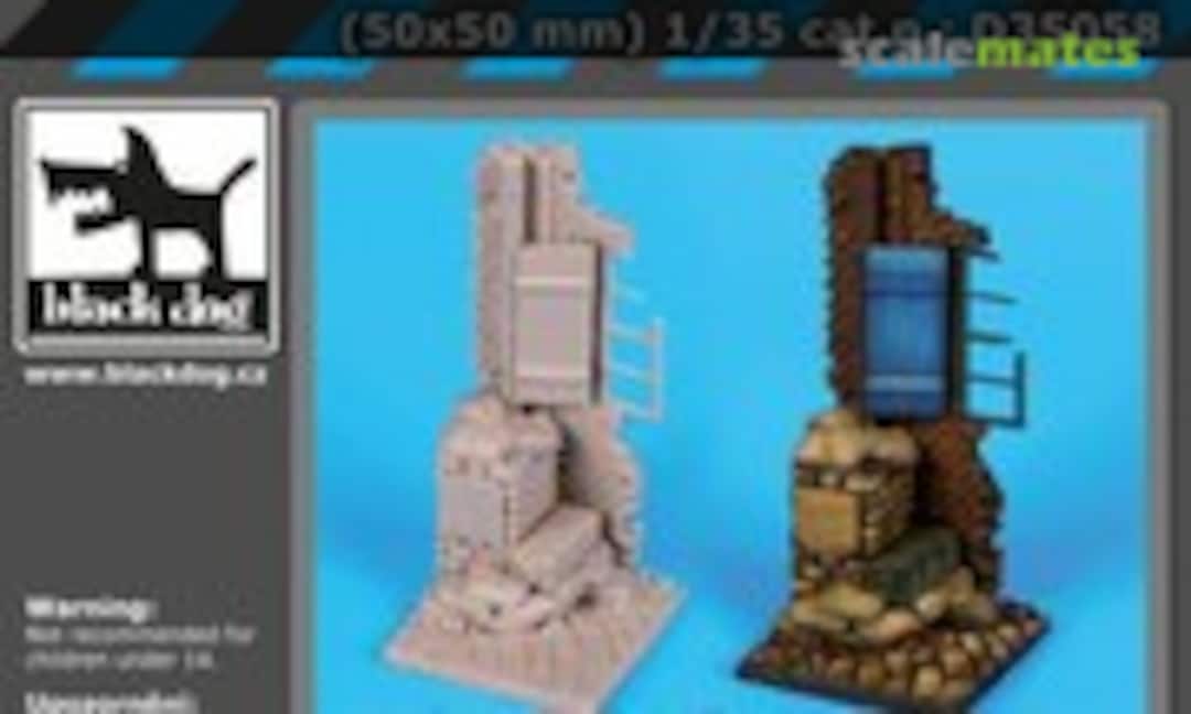 1:35 House corner base N°3 (Black Dog D35058)