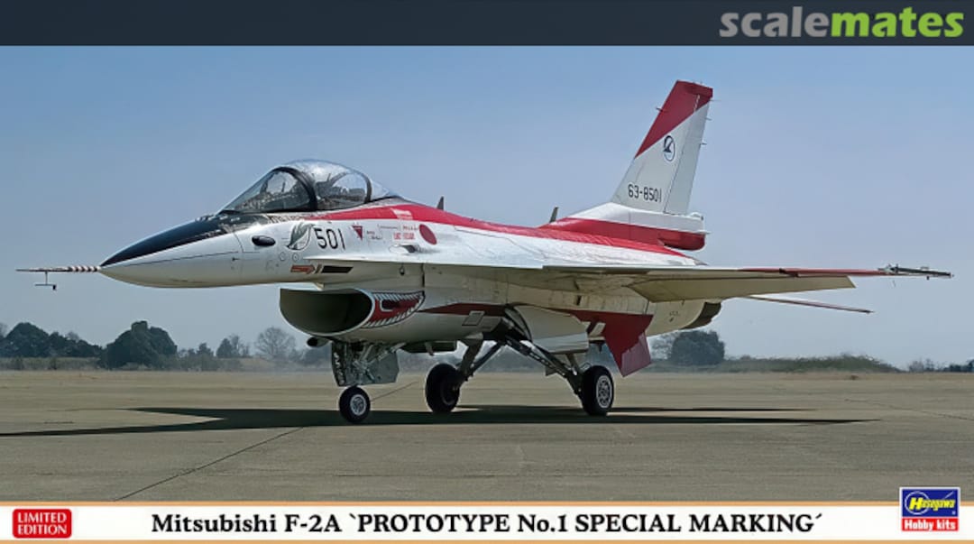 Boxart Mitsubishi F-2A `Prototype No.1 Special Marking´ 02117 Hasegawa Boxart Mitsubishi F-2A `Prototype No.1 Special Marking´ 02117 Hasegawa