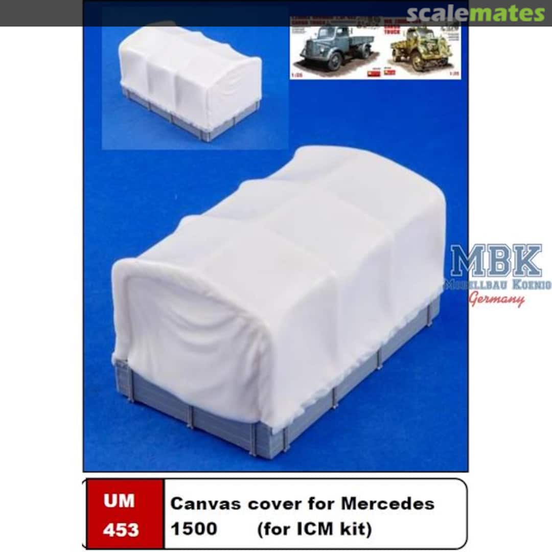 Boxart Mercedes 1500 A & S Canvas Cover UM 453 U-Models Boxart Mercedes 1500 A & S Canvas Cover UM 453 U-Models