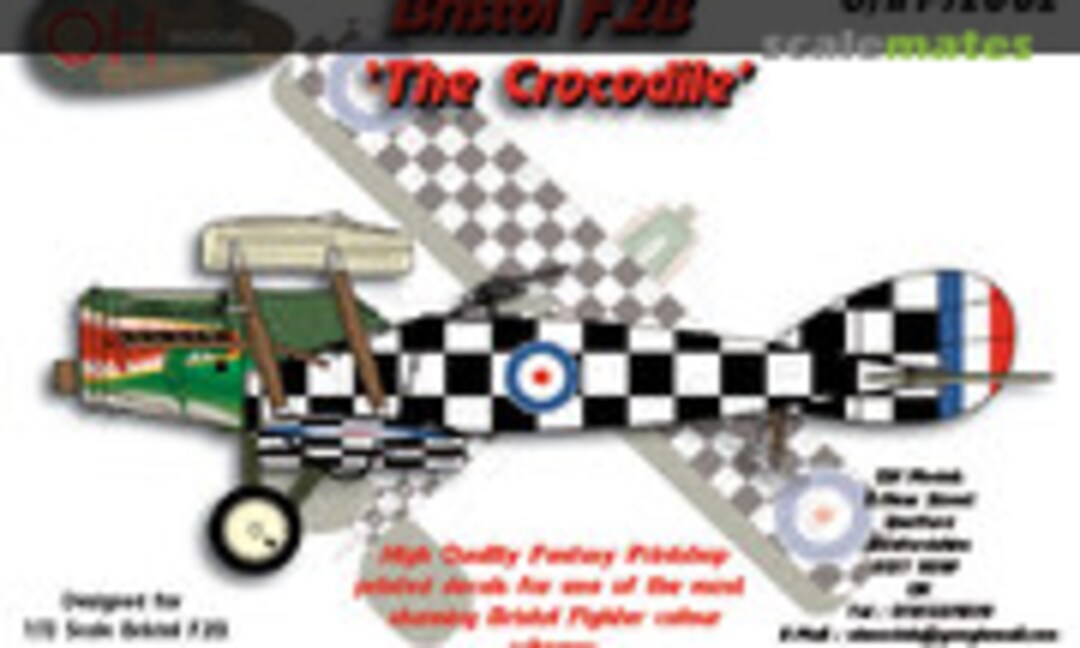 1:72 Bristol F.2B 'The Crocodile' (OH Models OHM-72002) OHM-72002