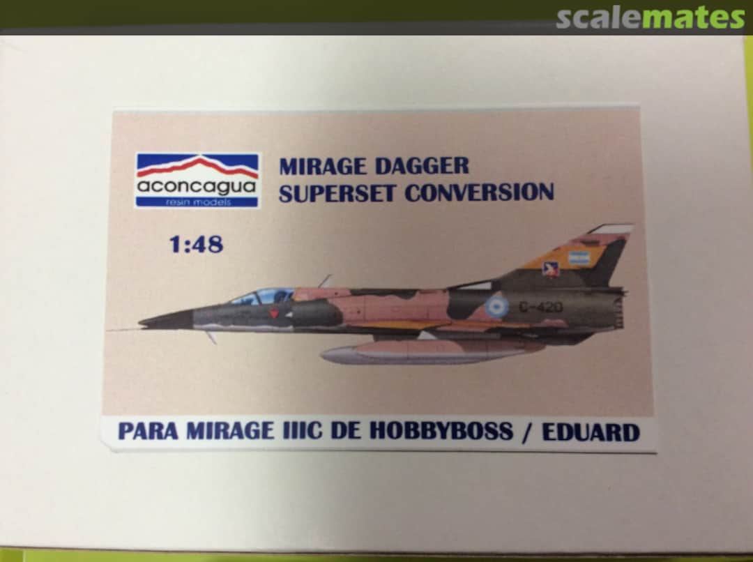 Boxart Mirage Dagger Superset Conversion ? Aconcagua Resin Models Boxart Mirage Dagger Superset Conversion ? Aconcagua Resin Models