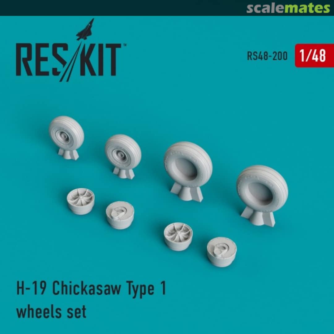 Boxart H-19 Type 1 wheels set RS48-0200 ResKit Boxart H-19 Type 1 wheels set RS48-0200 ResKit