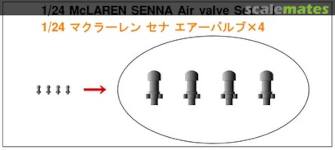Boxart McLAREN SENNA Air valve Set×4 ACT-0309 Acu-Stion Boxart McLAREN SENNA Air valve Set×4 ACT-0309 Acu-Stion