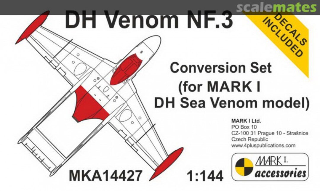 Boxart DH Venom NF.3 Conversion Set MKA14427 Mark I