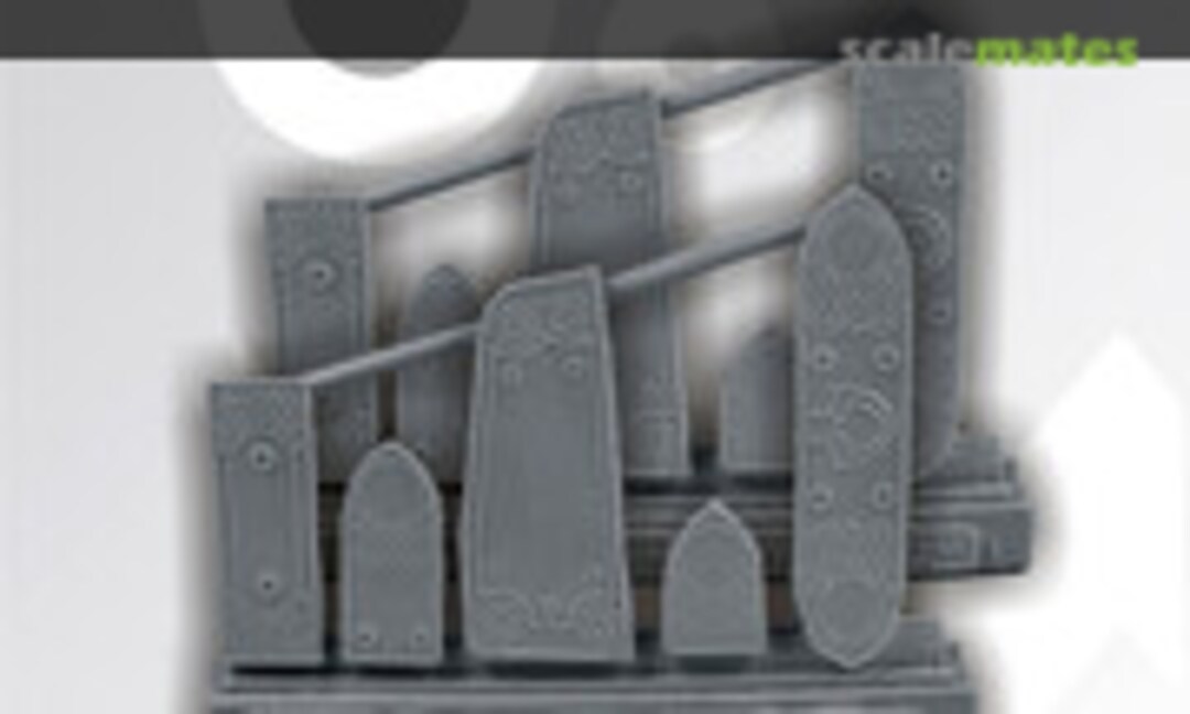 No Gothic Plates (10 pcs) (Scibor Monsterous Miniatures CPGO0110) CPGO0110