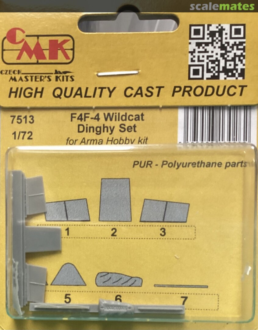 Boxart F4F-4 Wildcat Dinghy Set 7513 CMK Boxart F4F-4 Wildcat Dinghy Set 7513 CMK