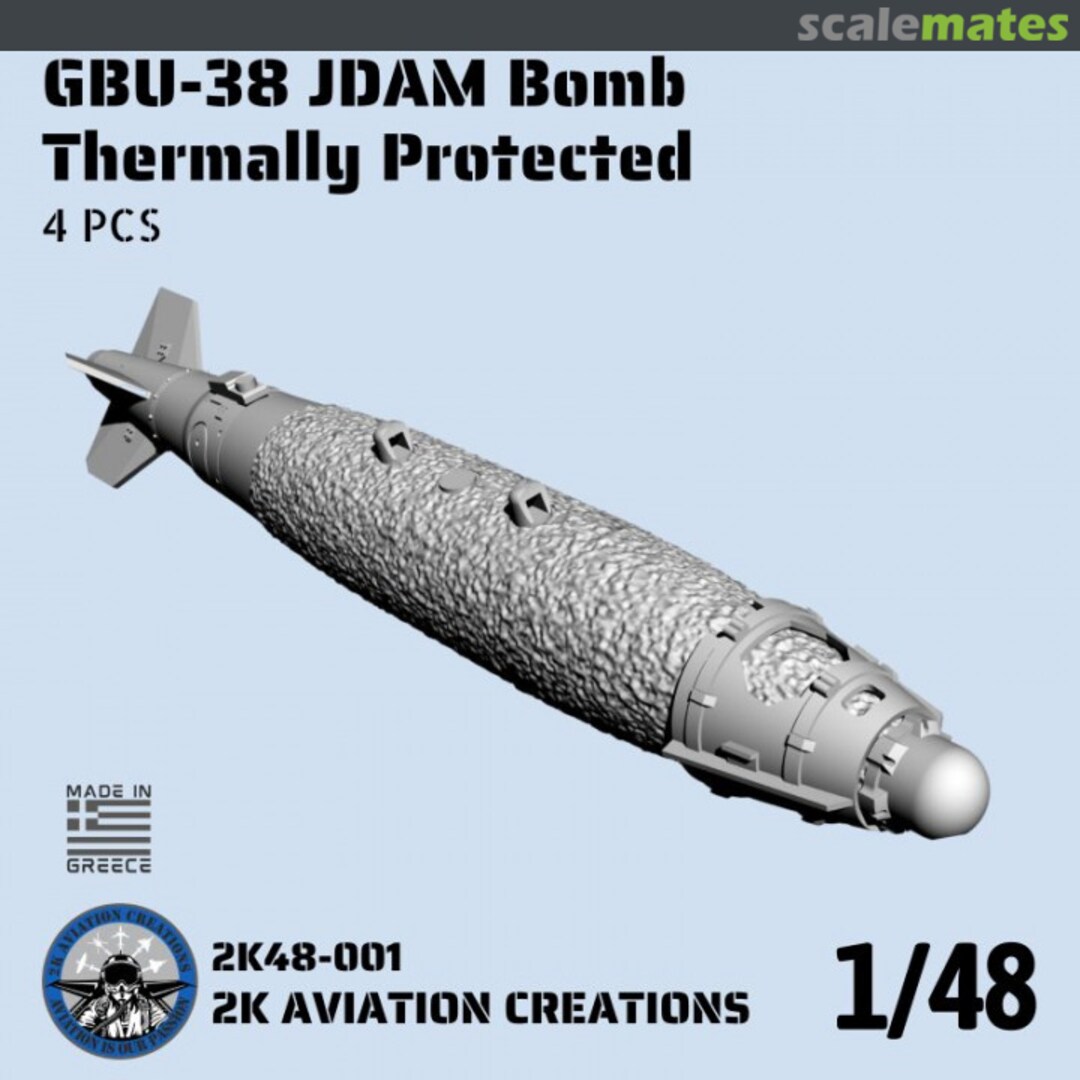 Boxart GBU-38 Thermally Protected 2K48-001 2K Aviation Creations Boxart GBU-38 Thermally Protected 2K48-001 2K Aviation Creations