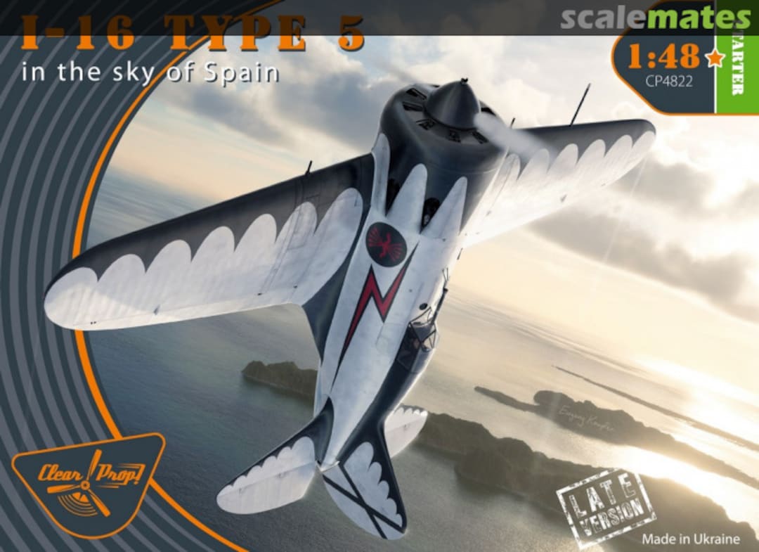 Boxart I-16 Type 5 (late) CP4822 Clear Prop! Boxart I-16 Type 5 (late) CP4822 Clear Prop!