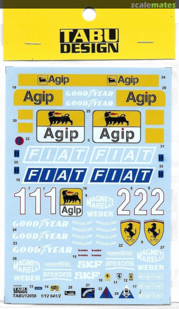 Boxart Ferrari 641/2 Full Sponsor TABU12056 Tabu Design Boxart Ferrari 641/2 Full Sponsor TABU12056 Tabu Design