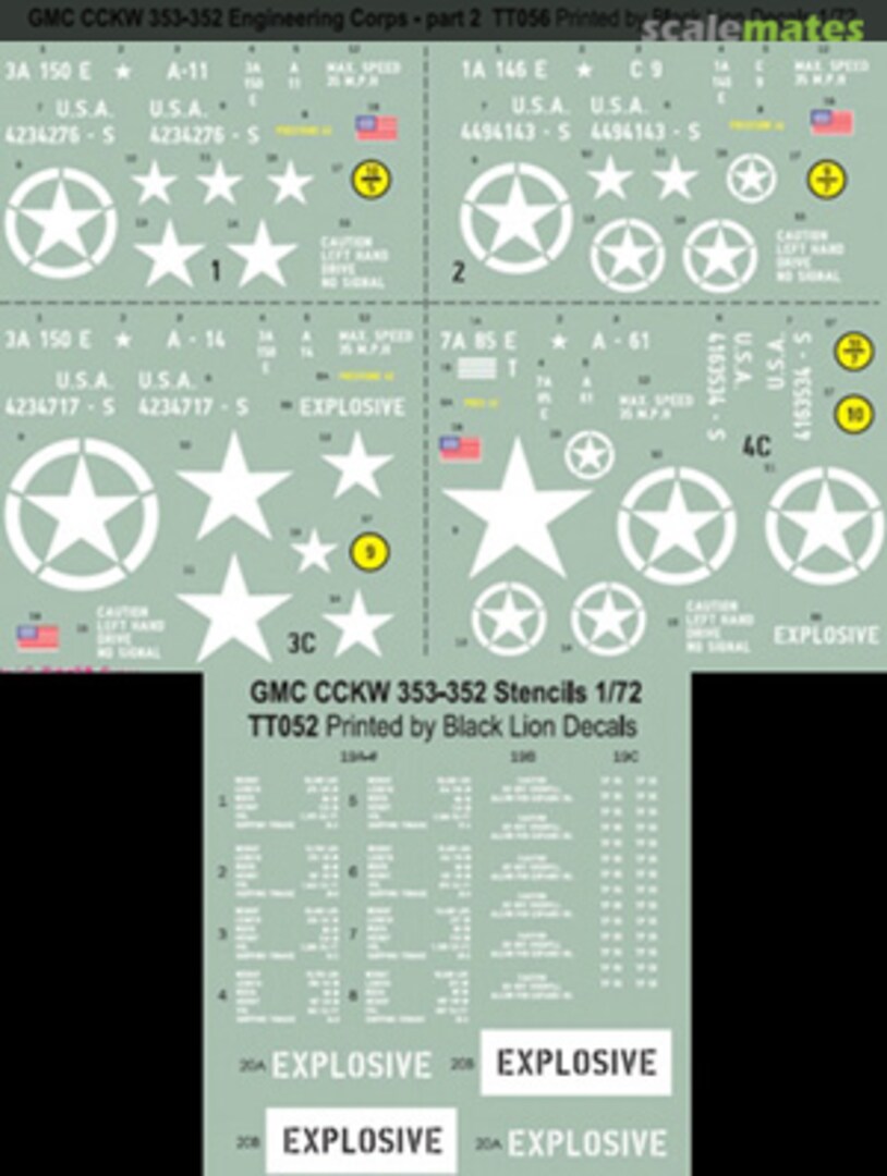 Boxart GMC CCKW 353-352 Engineering Corps - part 2 TT056 Tracks & Troops Boxart GMC CCKW 353-352 Engineering Corps - part 2 TT056 Tracks & Troops