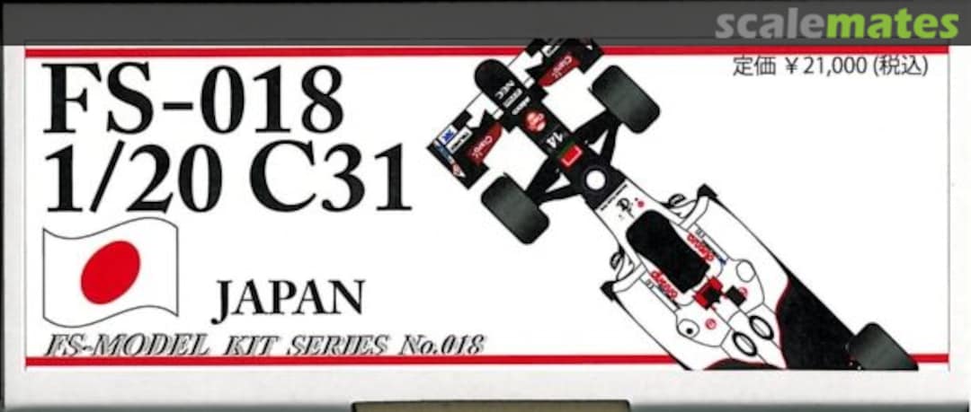 Boxart Sauber C31 FS-018 FS-Model Boxart Sauber C31 FS-018 FS-Model