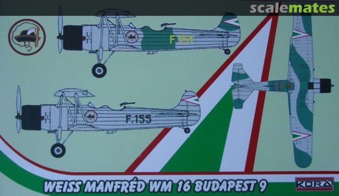 Boxart Weiss-Manfred WM-16 Budapest 9 72145 Kora Models