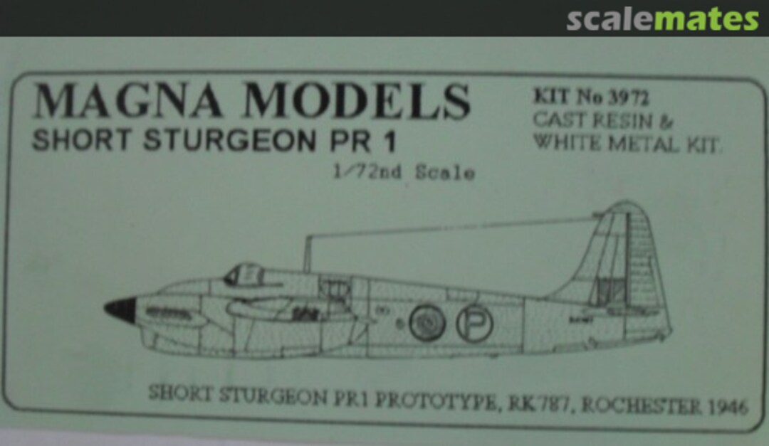 Boxart Short Sturgeon PR 1 3972 Magna Models Boxart Short Sturgeon PR 1 3972 Magna Models