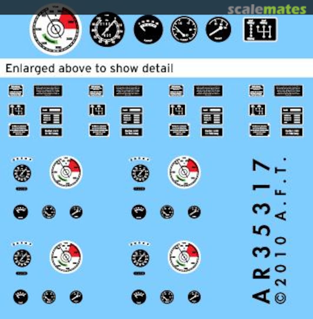 Boxart Sd.kfz.7 Instruments And Placards AR35317 Archer