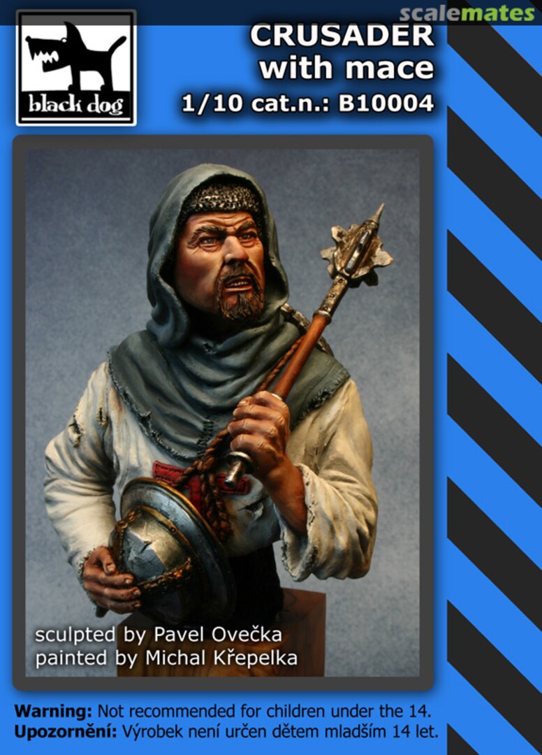 Boxart Crusader with mace B10004 Black Dog Boxart Crusader with mace B10004 Black Dog
