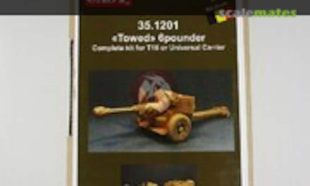 1:35 6 Pounder &quot;Towed Configuration&quot; (Resicast 35.1201)