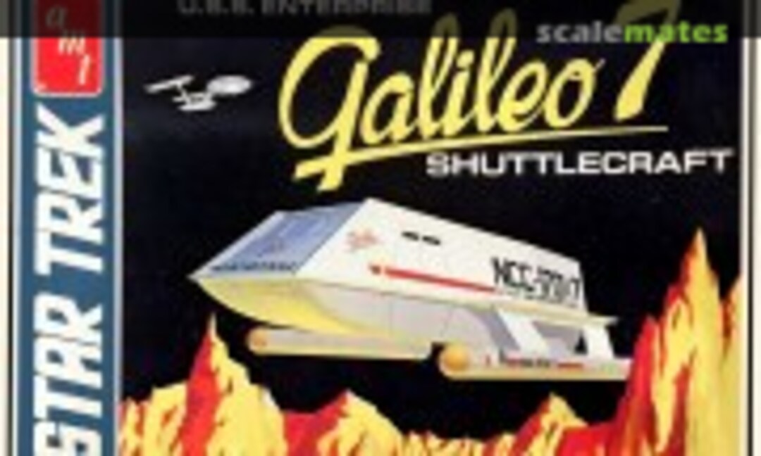 1:36 Star Trek U.S.S. Enterprise Galileo 7 Shuttlecraft (AMT S959)