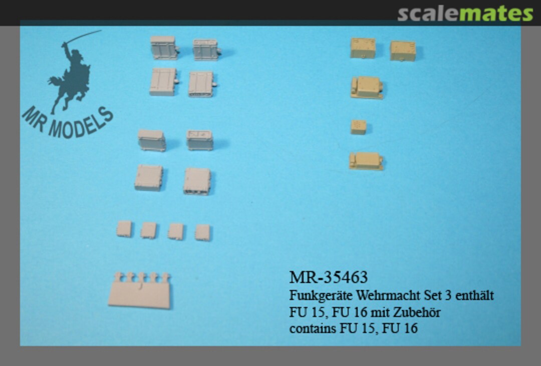 Boxart contains FU 15, FU 16 MR-35463 MR Modellbau