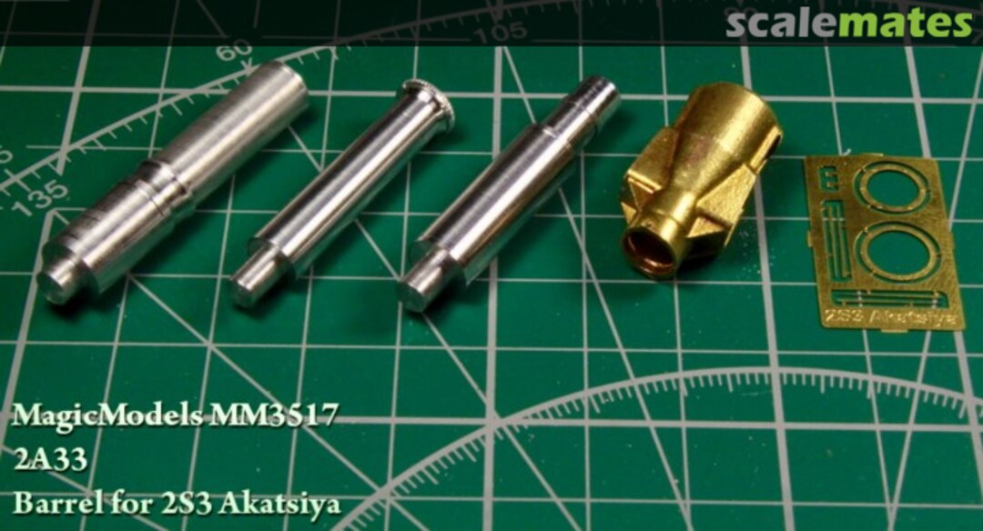 Boxart 2A33 barrel for 2S3 Akatsiya MM3517 Magic Models Boxart 2A33 barrel for 2S3 Akatsiya MM3517 Magic Models