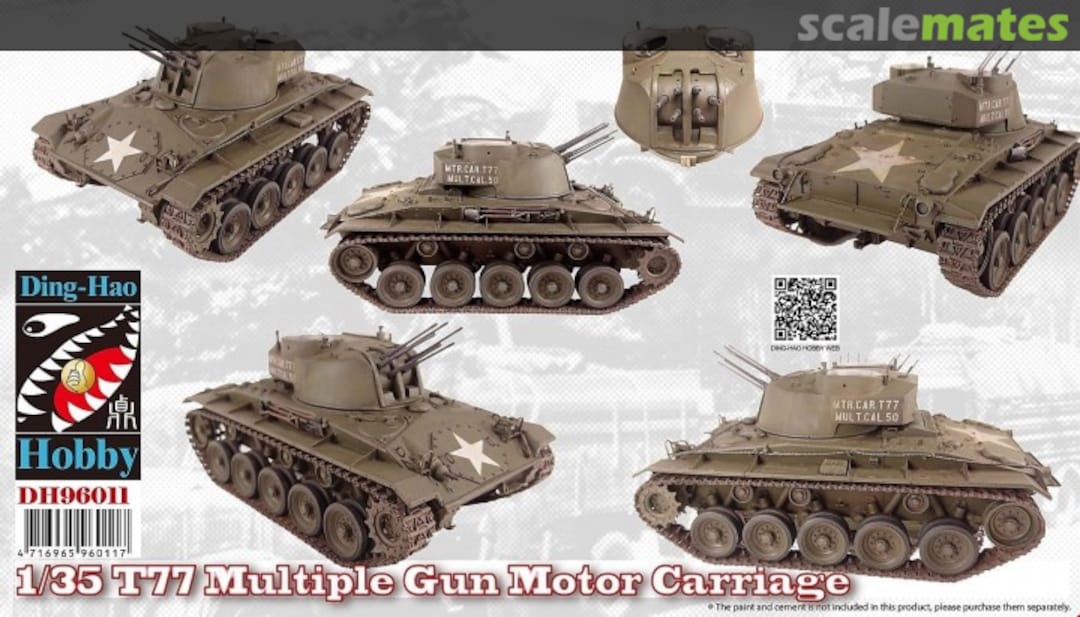 Boxart T77 Multiple Gun Motor Carriage DH96011 Ding-Hao Hobby