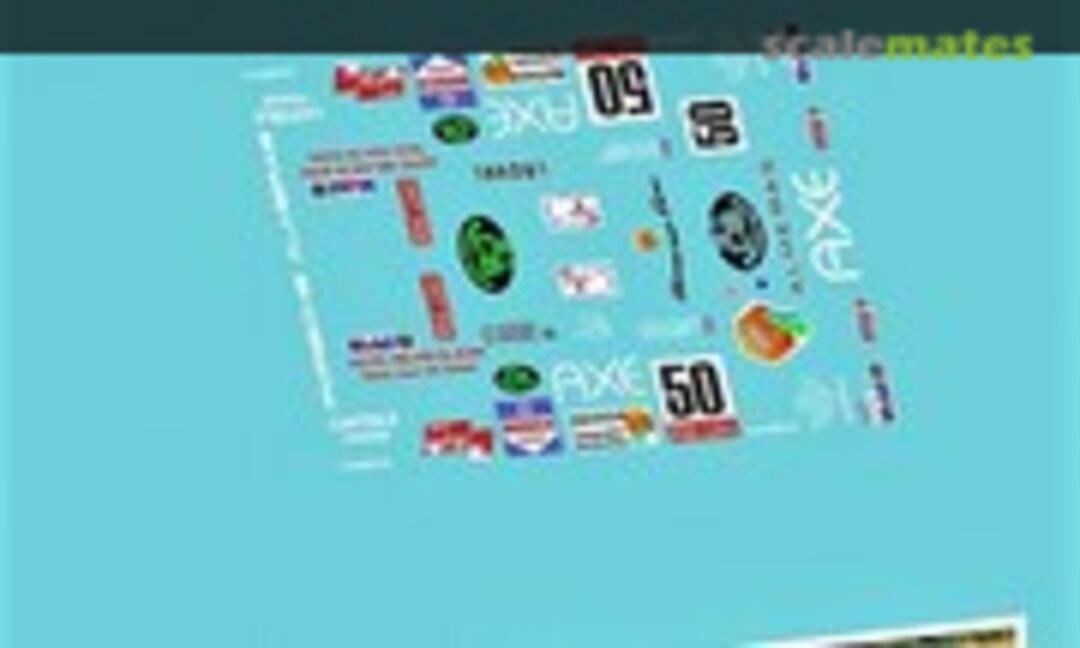 1:24 Porsche 962 C #EAF/1 "AXE" (Atalaya Slot Decals ADLM50) ADLM50