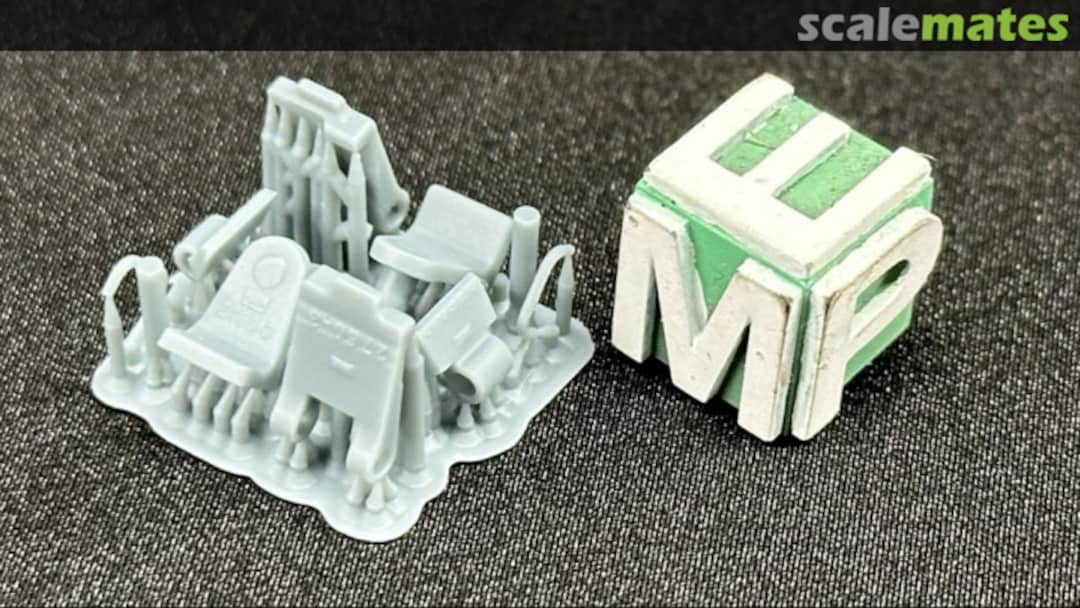 Boxart Tiger I spare track holder - middle 16041426 EMP3d Boxart Tiger I spare track holder - middle 16041426 EMP3d