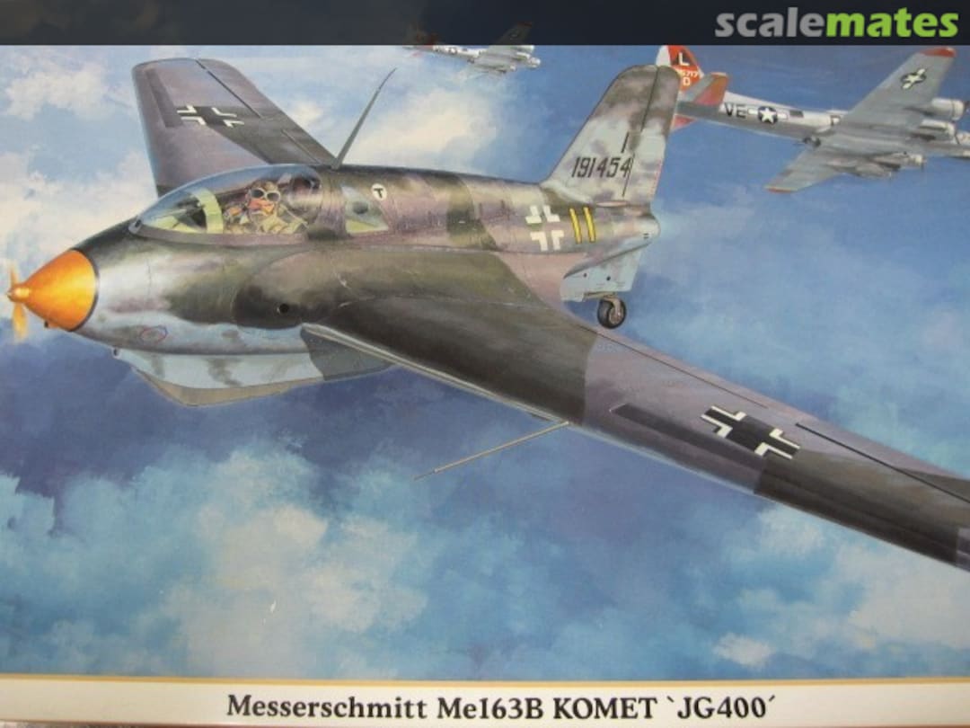 Boxart Messerschmitt Me 163B Komet `JG400` 08177 Hasegawa Boxart Messerschmitt Me 163B Komet `JG400` 08177 Hasegawa
