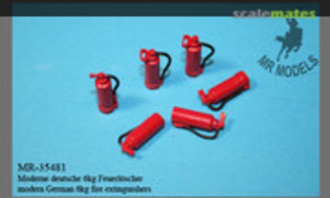 1:35 modern German 6kg fire extinguishers (MR Modellbau MR-35481) MR-35481