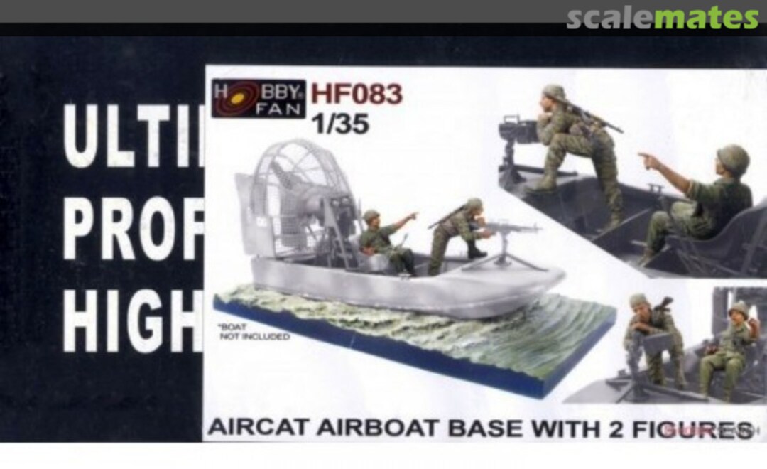 Boxart Aircat Airboat Base with 2 Figures HF083 Hobby Fan Boxart Aircat Airboat Base with 2 Figures HF083 Hobby Fan