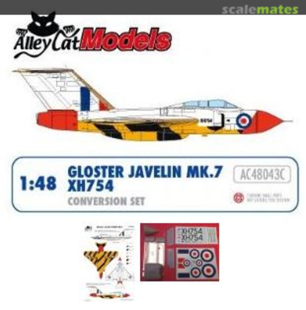 Boxart Javelin Mk.7 XH754 Conversion Set AC48043C Alley Cat Boxart Javelin Mk.7 XH754 Conversion Set AC48043C Alley Cat
