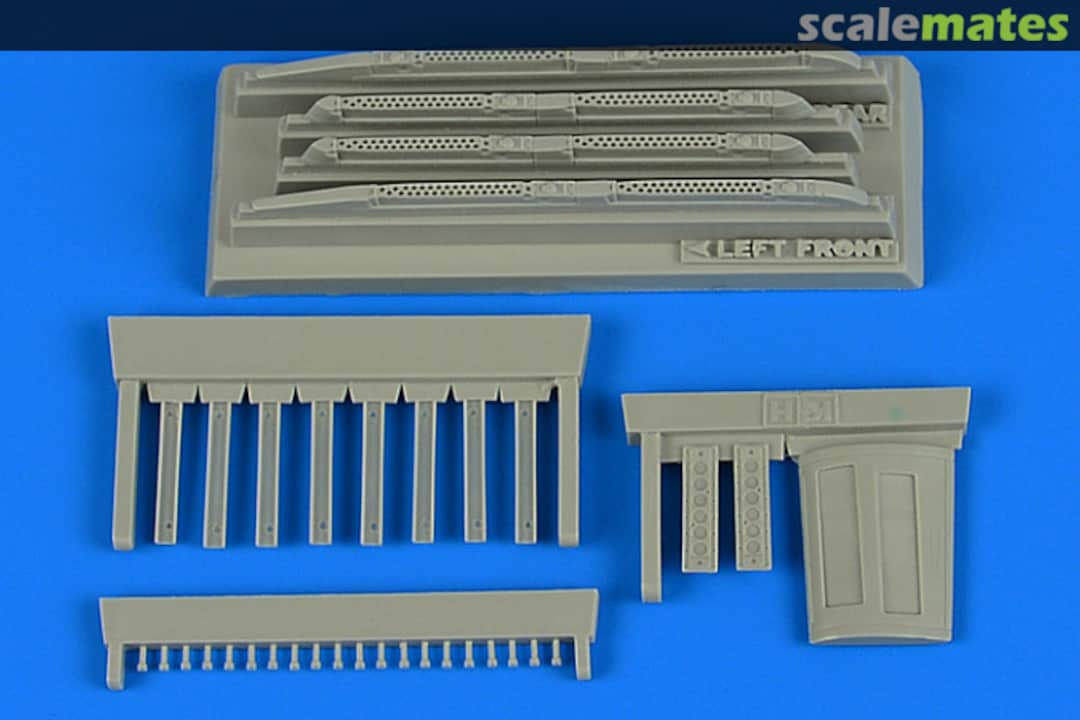 Boxart Su-17/22M3/M4 Fitter K covered chaff/flare dispensers KITTY HAWK 4747 Aires Boxart Su-17/22M3/M4 Fitter K covered chaff/flare dispensers KITTY HAWK 4747 Aires
